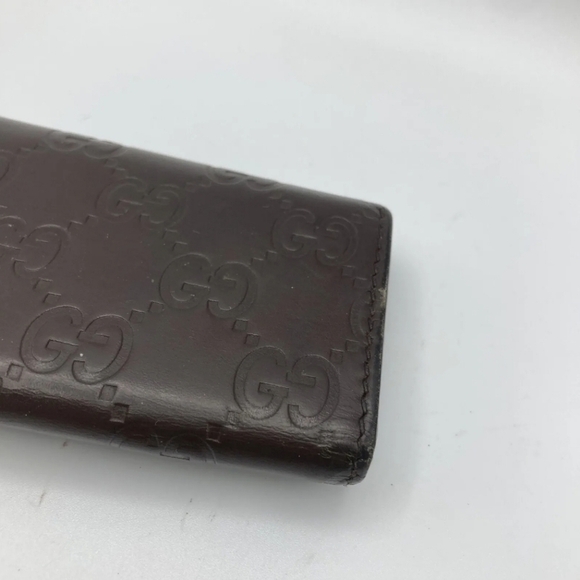 🔹️GUCCI🔹️  Key case holder GG Cow Leather  Guccissima Brown ✨️ - Picture 8 of 16